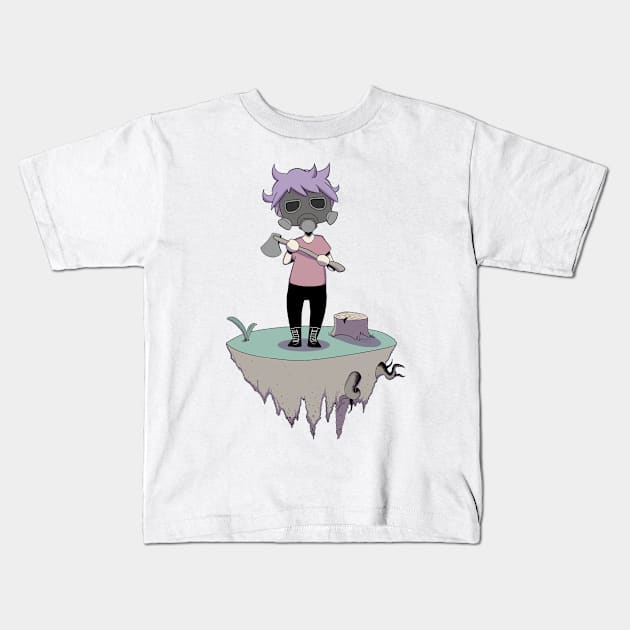 tranquil Kids T-Shirt by axyo